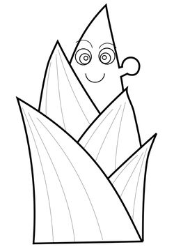 bamboo shoots coloring pages for kindergarten and preschool kids activity free