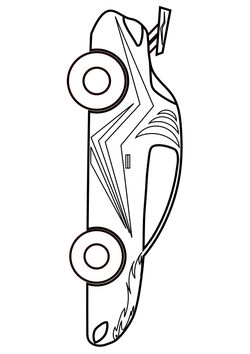 sports car coloring pages for kindergarten and preschool kids activity free