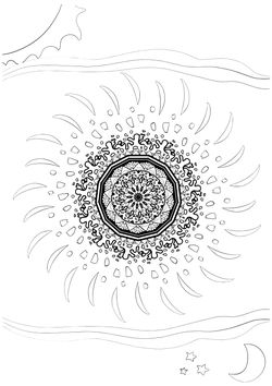 Mandala24 coloring pages for kindergarten and preschool kids activity free