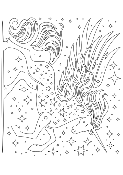 Star Pegasus 2 free coloring pages for kids