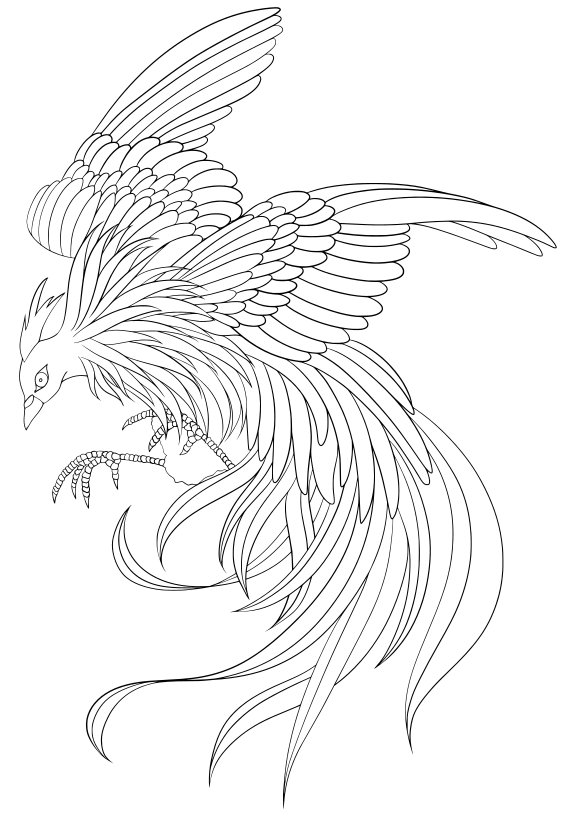 Premium8 Bird free coloring pages for kids