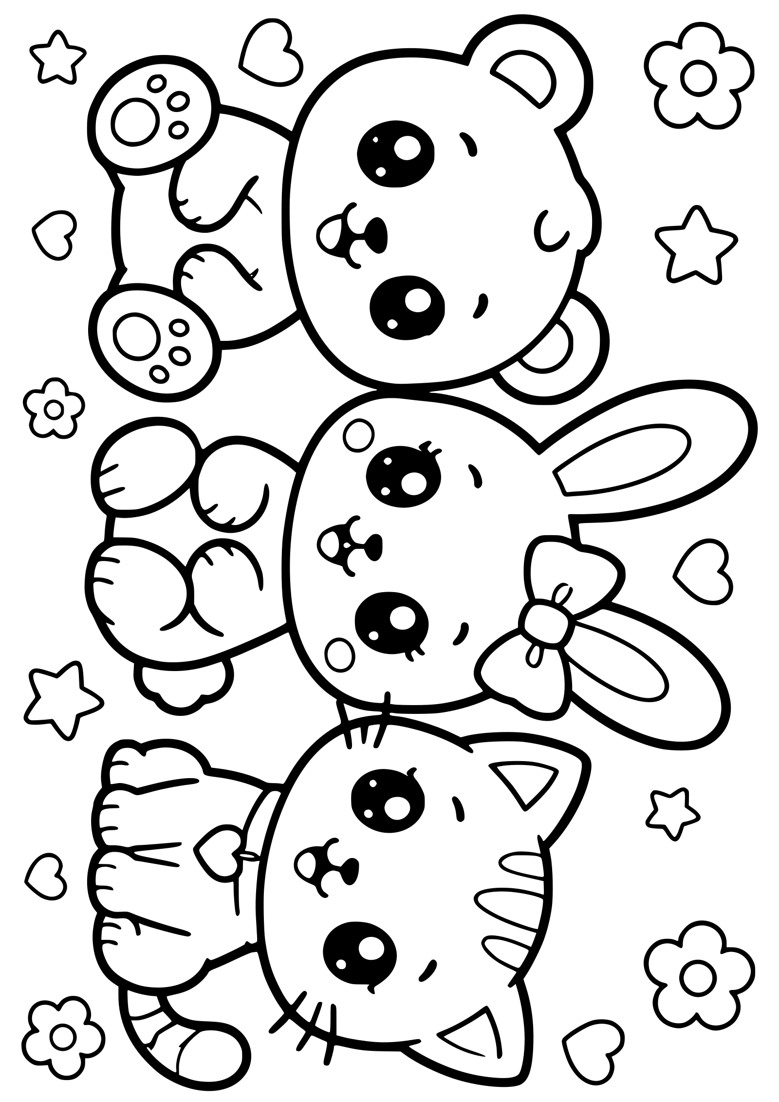 Animals 22 free coloring pages for kids