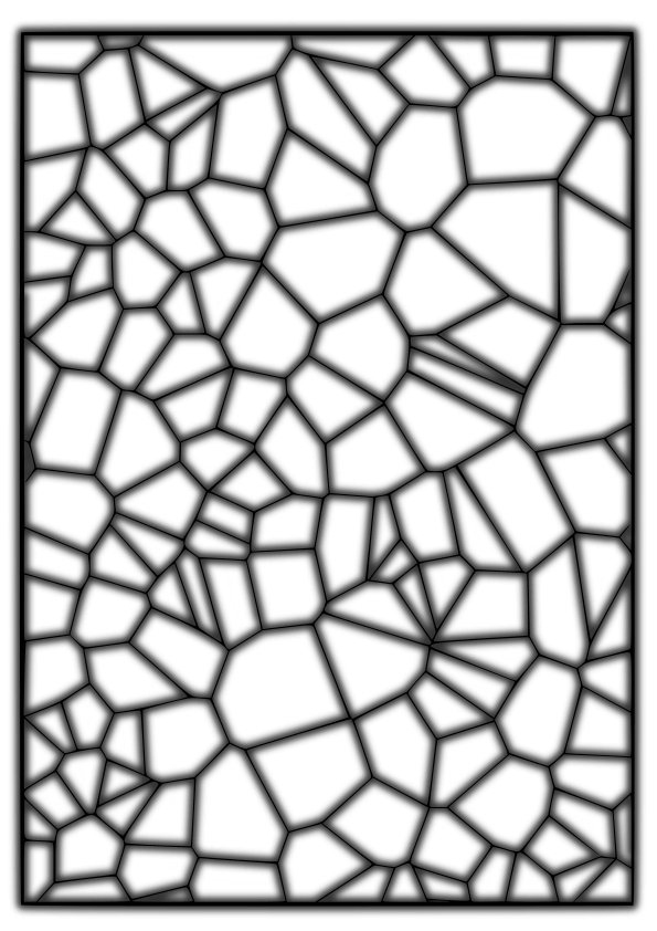 voronoi shadow free coloring pages for kids