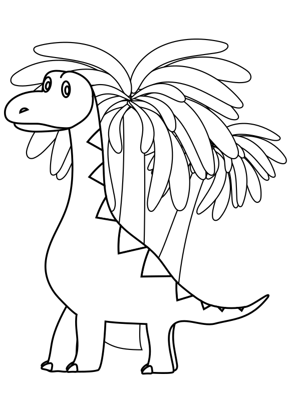 Brachiosaurus free coloring pages for kids