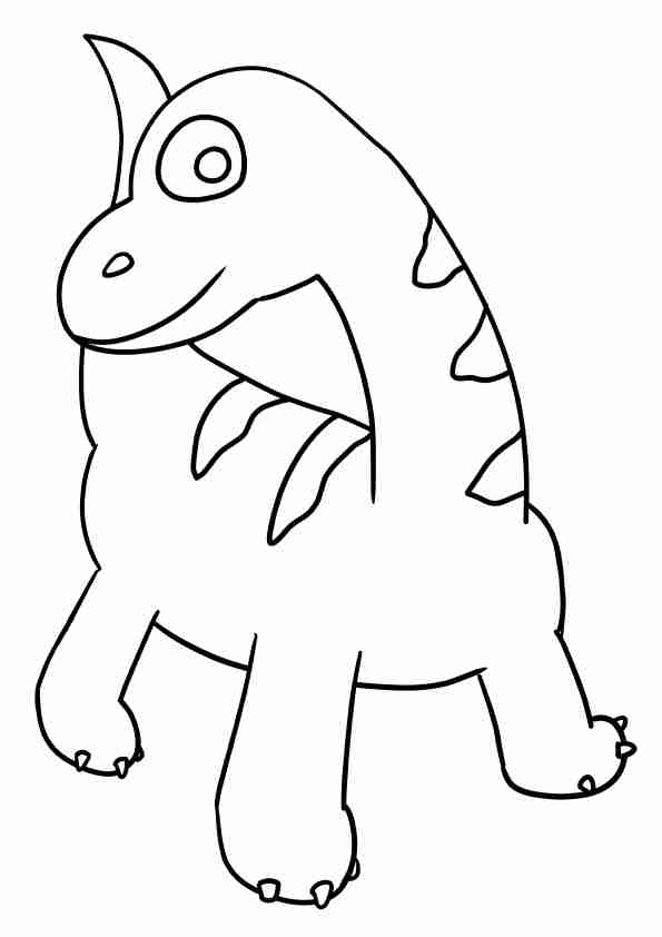Brachiosaurs2 free coloring pages for kids