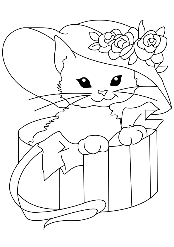 Cat-misu33-4 free coloring pages for kids