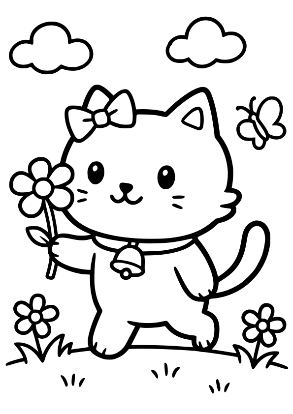 Cat21 free coloring pages for kids