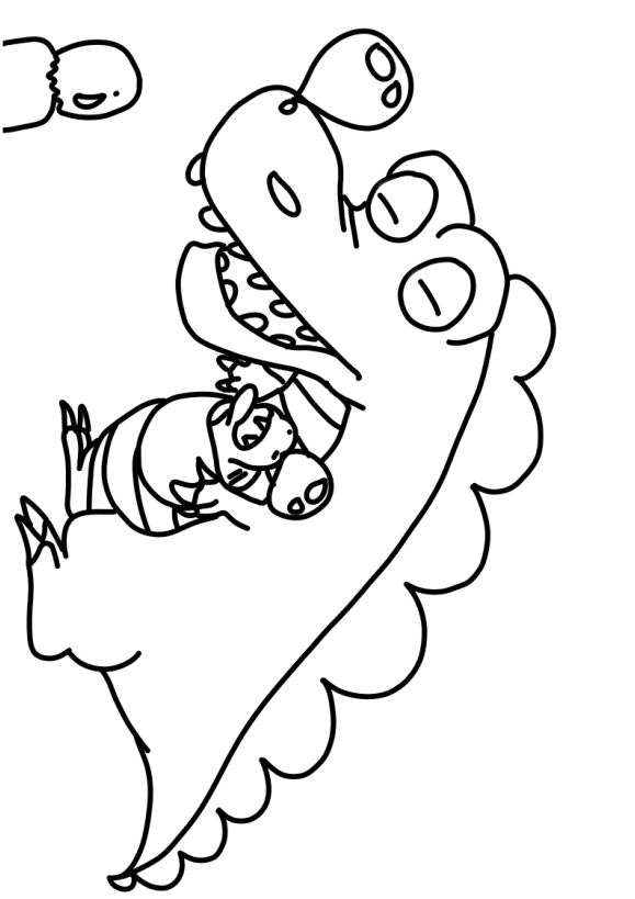 Dinosaur Family free coloring pages for kids