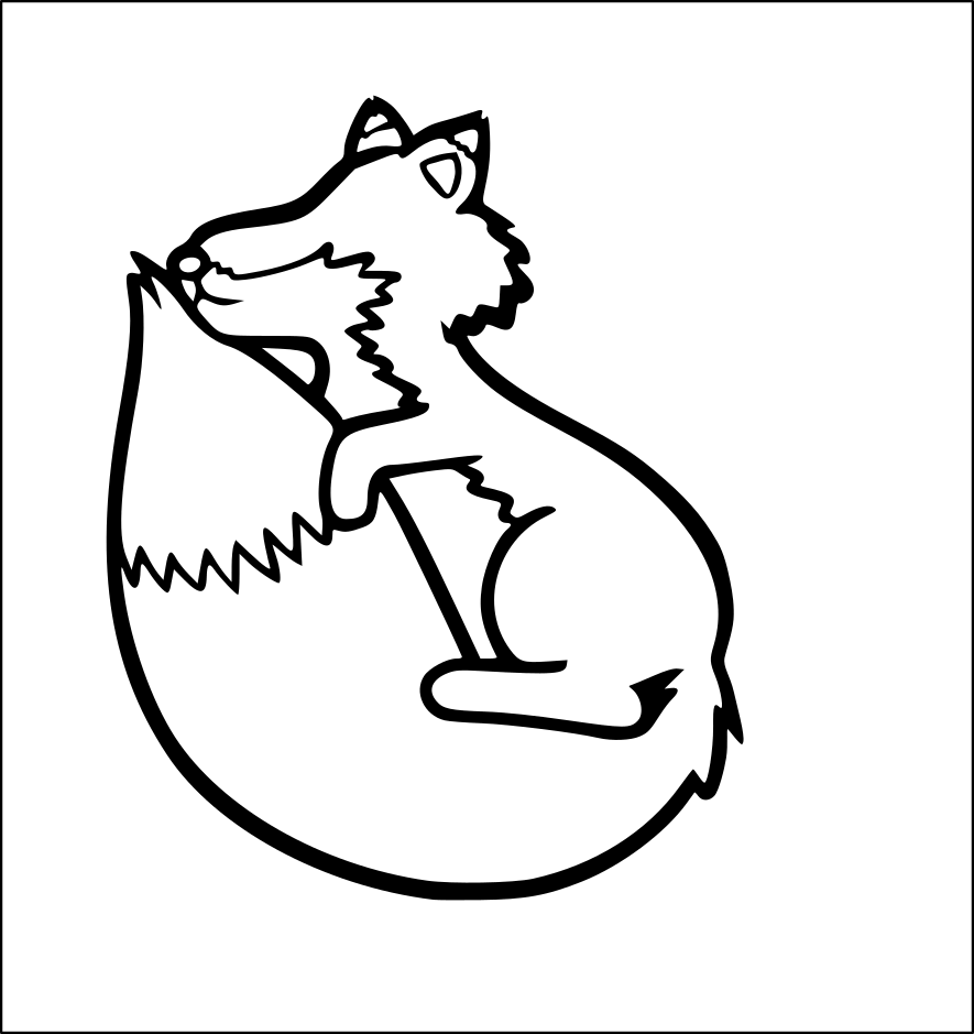 Fox2 free coloring pages for kids