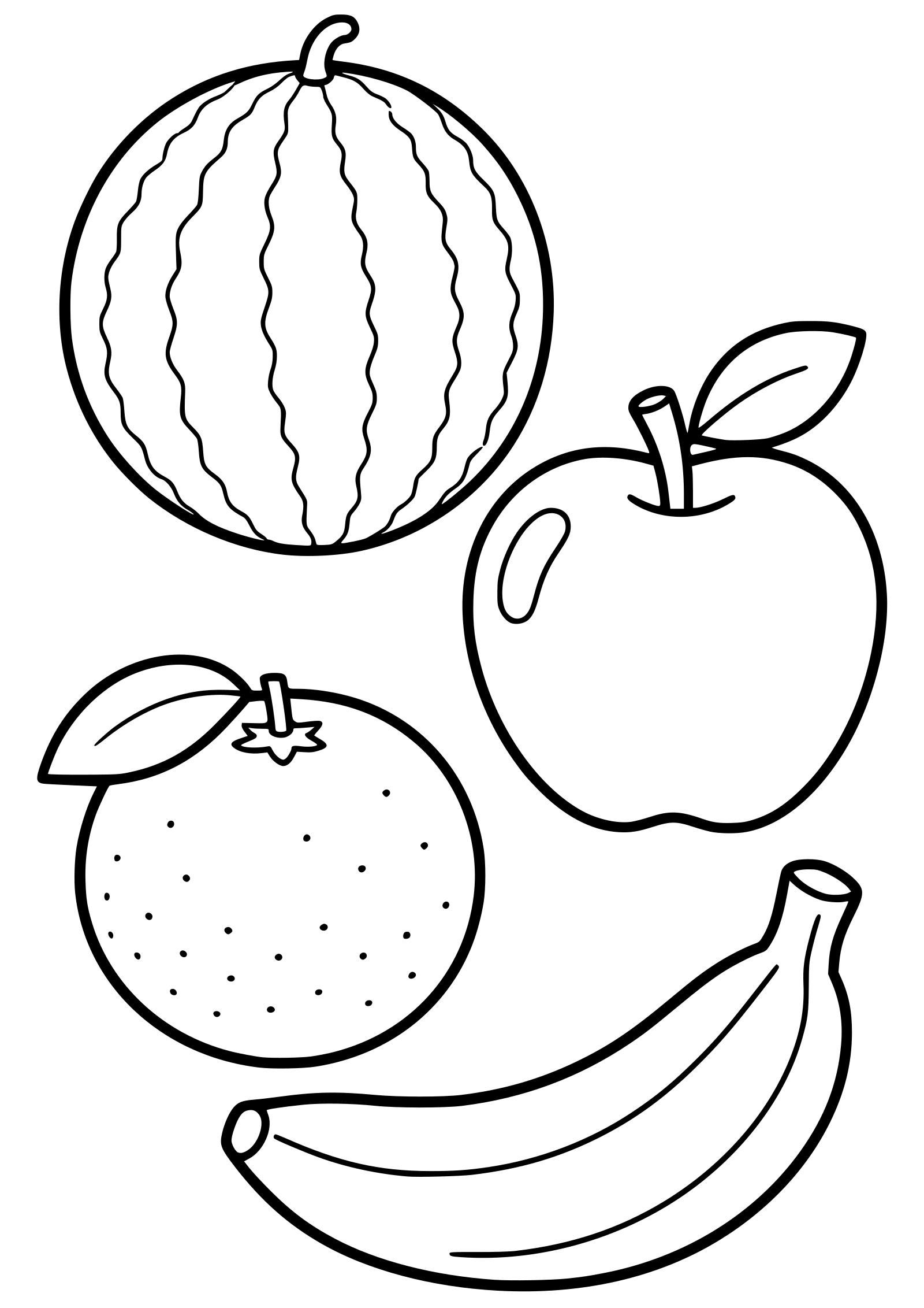 果物４の塗り絵です