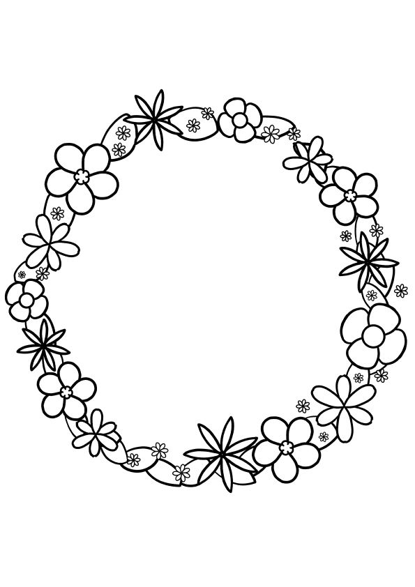 Flower10 free coloring pages for kids