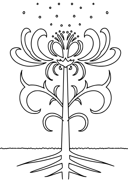 Flower19 free coloring pages for kids