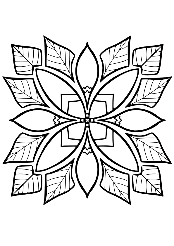Flower22 free coloring pages for kids