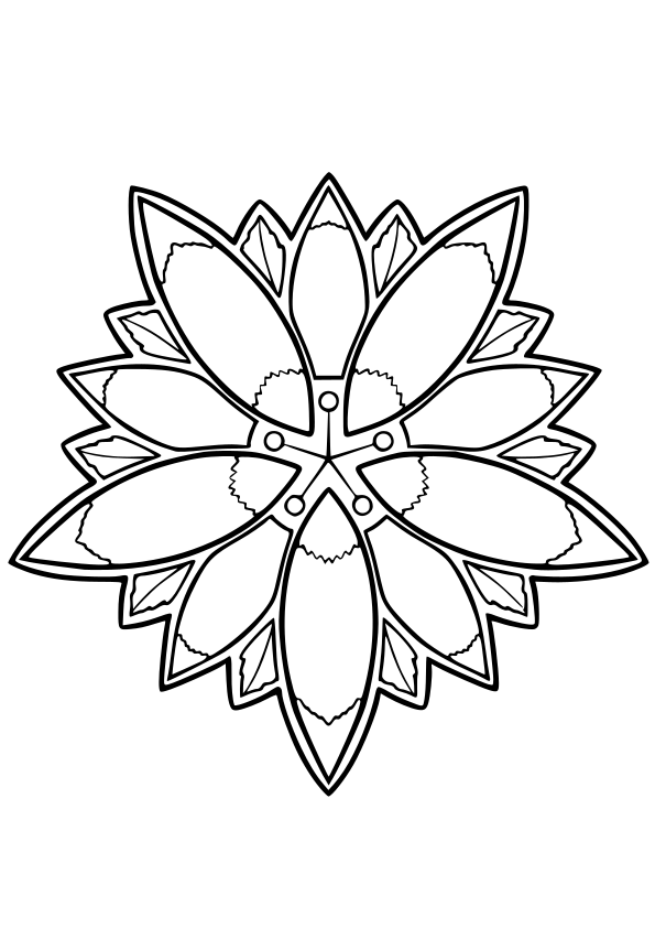 Flower 35 free coloring pages for kids