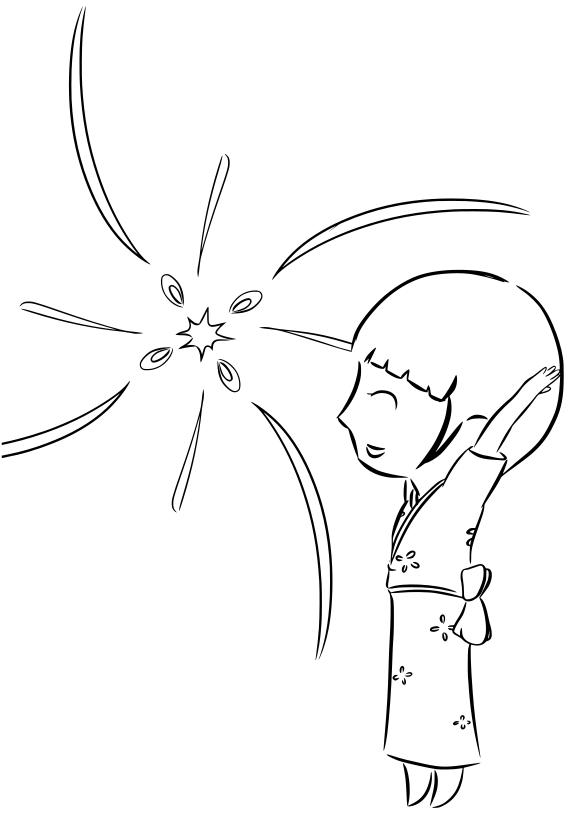 Fireworks2 free coloring pages for kids