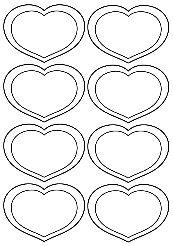 Heart18 free coloring pages for kids
