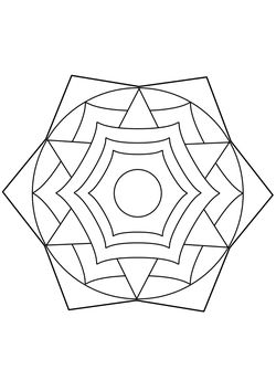 Mandala 4
 free coloring pages for kids