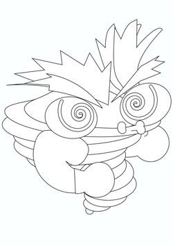 Typhoon character
 free coloring pages for kids