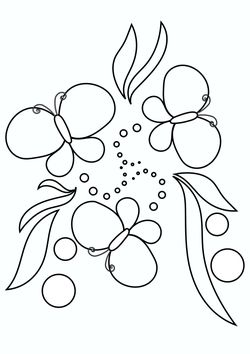 Butterfly1 free coloring pages for kids