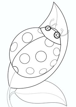 Ladybug free coloring pages for kids