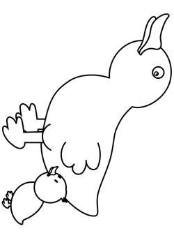 duck free coloring pages for kids