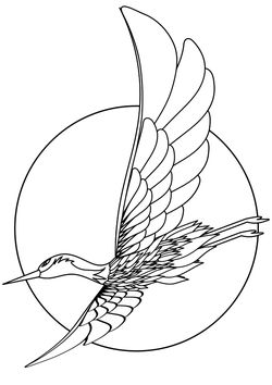 crane free coloring pages for kids