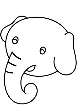 Elephant2 free coloring pages for kids