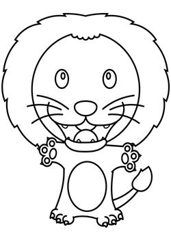 Lion2 free coloring pages for kids