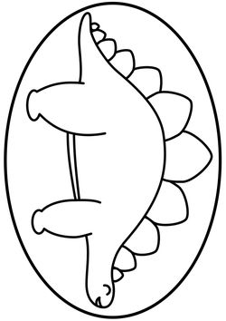 Stegosaurs3 coloring pages for kindergarten and preschool kids activity free