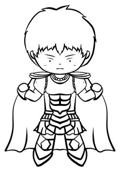 Hero1 free coloring pages for kids
