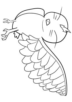 Bird free coloring pages for kids