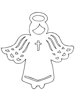 Angel2 free coloring pages for kids
