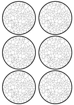 Circle Voronoimulti free coloring pages for kids
