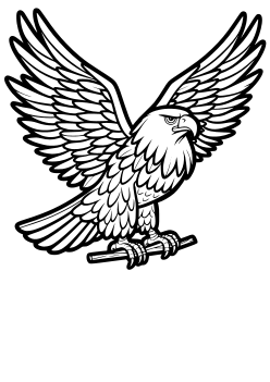 Eagle 2 free coloring pages for kids