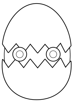 Egg3 free coloring pages for kids