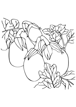Eggplant2 free coloring pages for kids
