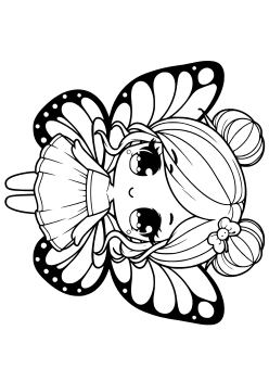 Fairy 5 free coloring pages for kids