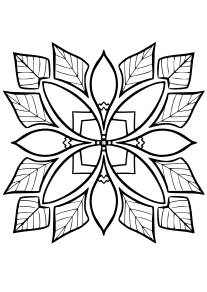 Flower22 free coloring pages for kids