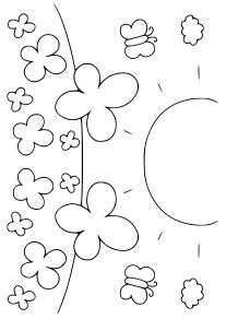Flower24 free coloring pages for kids
