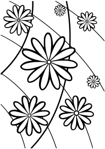 Flower30 free coloring pages for kids