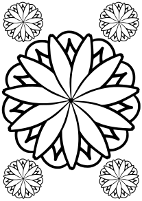 Flower31 free coloring pages for kids