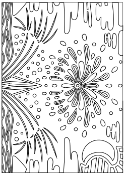 Firework 10 free coloring pages for kids