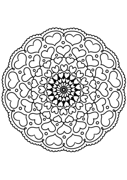 Heart22 free coloring pages for kids