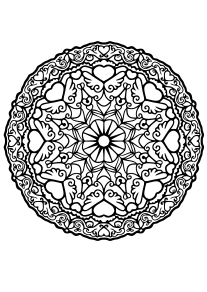 Heart23 free coloring pages for kids
