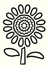 Sunflower2 free coloring pages for kids