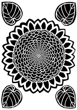 Sunflower9 free coloring pages for kids