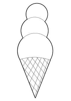 Icecream3 free coloring pages for kids