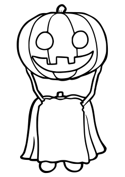 Jackolantern4 free coloring pages for kids