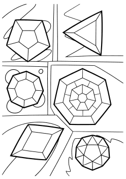 Jewels2 free coloring pages for kids