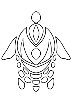 Turtle4 free coloring pages for kids